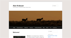 Desktop Screenshot of alankrakauer.org